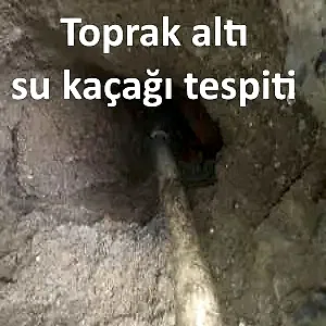 toprak altı pis su kaçağı tespiti